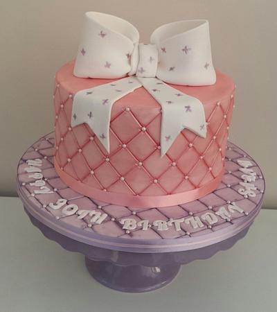 First quilted cake xx - Cake by My Darlin Cakes