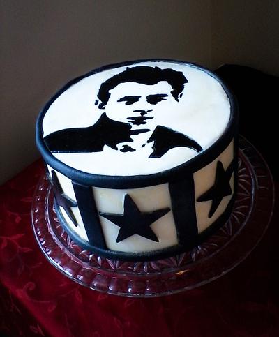 James dean Silhouette cake - Cake by Jenn Szebeledy  ( Cakeartbyjenn_ )
