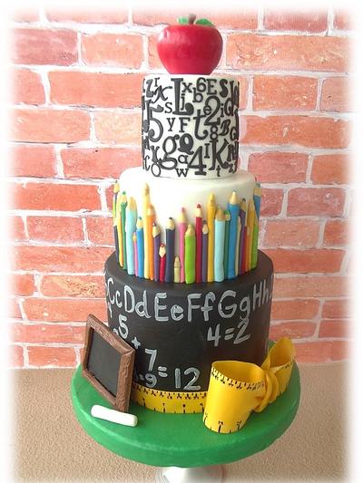 First day of school 2015 - Cake by CakeMatters