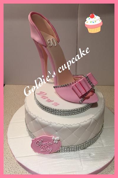 High heel shoe - Cake by Goldie's Celebration Cakes