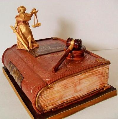 Birthday Cake for a Lawer - Cake by Albena