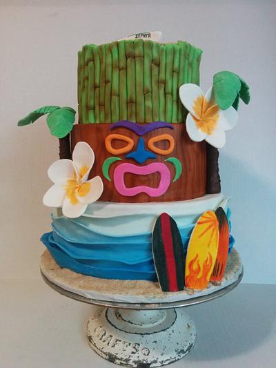 tiki 40th birthday - Cake by Cake That Bakery
