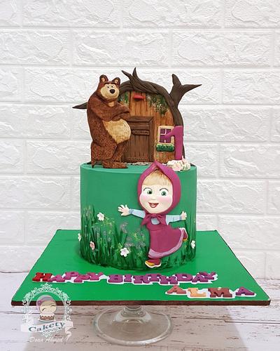 Masha and the bear - Cake by Cakety 