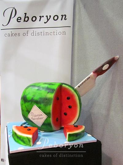 The Watermelon  - Cake by Peboryon 