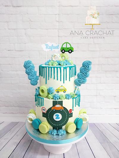 Baby boy birthday cake  - Cake by Ana Crachat Cake Designer 