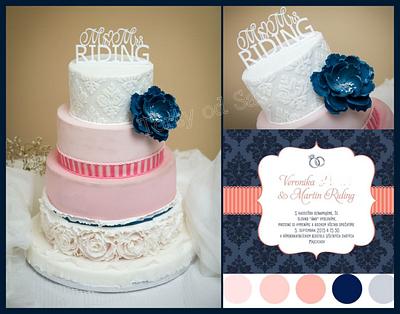 Wedding cake according to the announcement - Cake by cakebysaska
