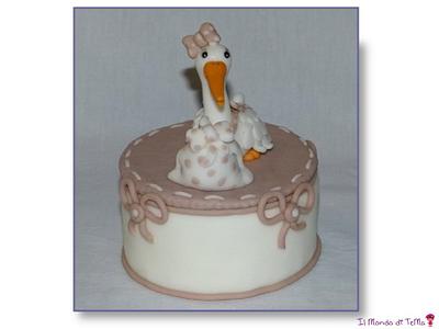 The stork - Cake by Il Mondo di TeMa