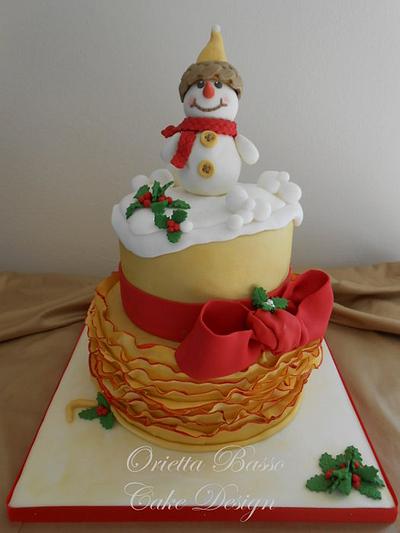 Gold Christmas - Cake by Orietta Basso