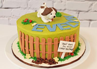 Pokey little puppy cake - Cake by Pearls and Spice