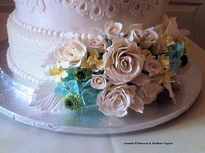 The Sugar Nursery's Summertime Wedding cake - Cake by The Sugar Nursery - Cake Shop & Imaginarium