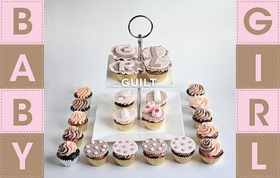 Baby Girl Mini Cupcakes - Cake by Guilt Desserts