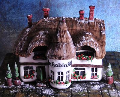 Pub in Frostington  - Cake by Calli Creations