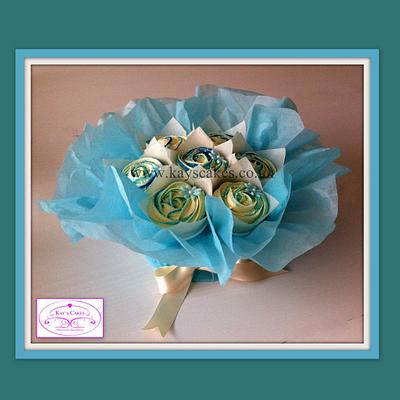 Two Tone Bouquet - Cake by Kays Cakes