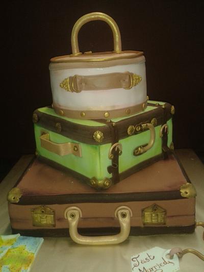 travel wedding - Cake by Martina Bikovska 