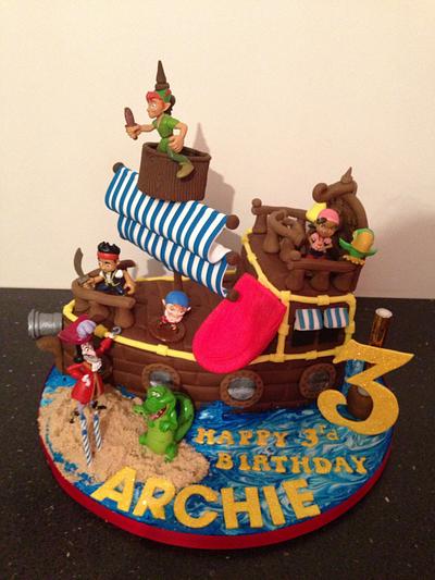 Jake and the neverland pirates  - Cake by Donnajanecakes 