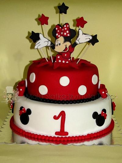Minnie Mouse surprise - Cake by tweetylina