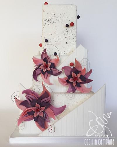 Christmas wedding cake - Cake by Cecilia Campana