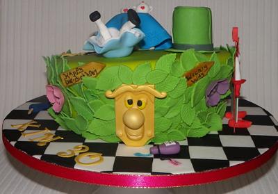 Alice in Wonderland - Cake by Kazmick
