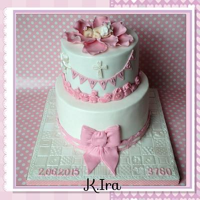 Christening  - Cake by KIra
