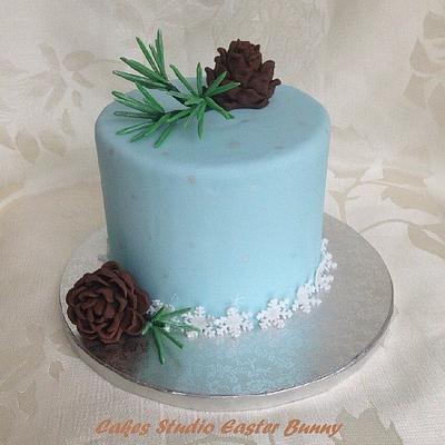 Winter themed cake - Cake by Irina Vakhromkina