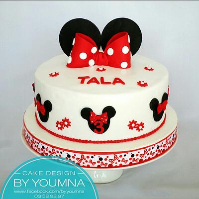 Minnie Mouse  - Cake by Cake design by youmna 