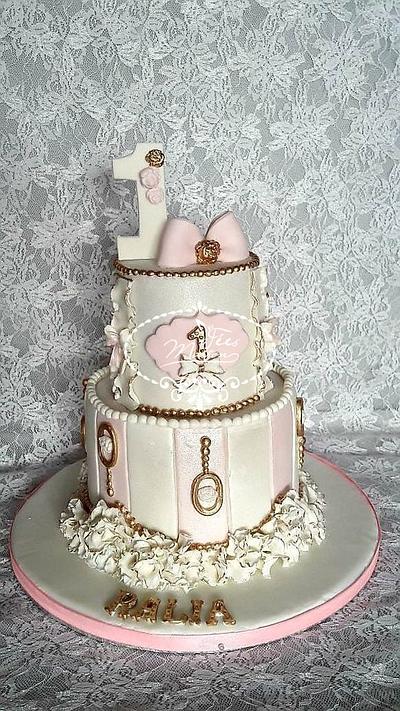  Baby Girl Cake ONE  - Cake by Fées Maison (AHMADI)