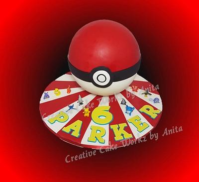 Poke Ball Pokemon Cake - Cake by Chuckles
