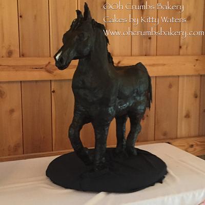 Stallion Grooms Cake - Cake by OhCrumbs