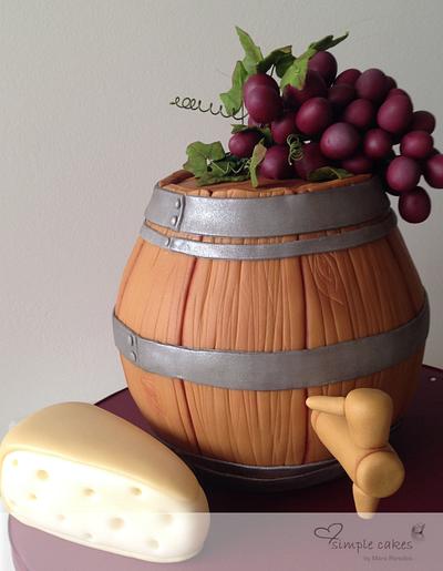 wine barrel - Cake by simple cakes - Mara Paredes