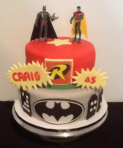 Batman & Robin - Cake by John Flannery