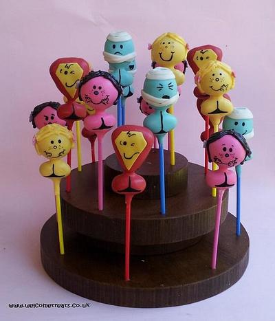Mr Men & Littles Misses Cakepops - Cake by welcometreats