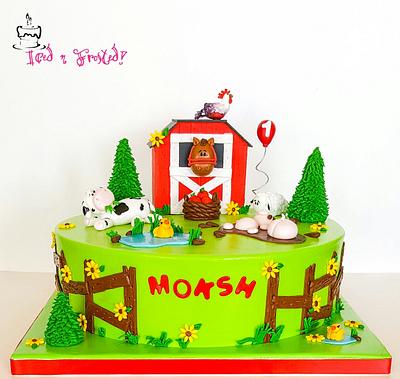 Farm Cake!! - Cake by Iced n Frosted!
