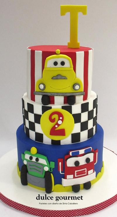 Cars for Tommy - Cake by Silvia Caballero