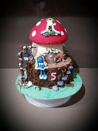 Smurf Cakes - Cake by Su Cake Artist 