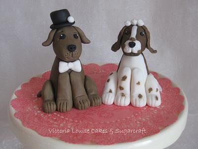 Wedding Cake Toppers - Cake by VictoriaLouiseCakes