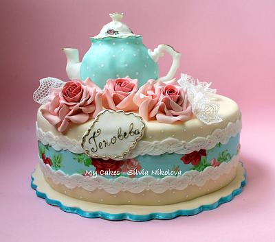 Shabby Chic - Cake by marulka_s