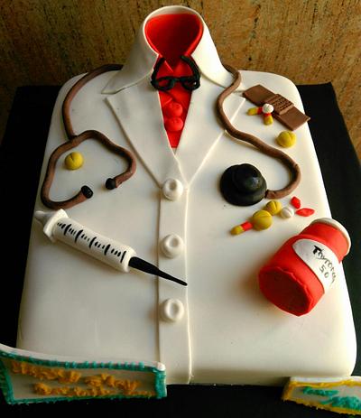 doctor theme cake - Cake by babita agarwal