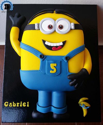 Minion Cake - Cake by Artur Cabral - Home Bakery