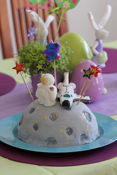 NASA cake for my son´s 5th Birthday - Cake by Tynka