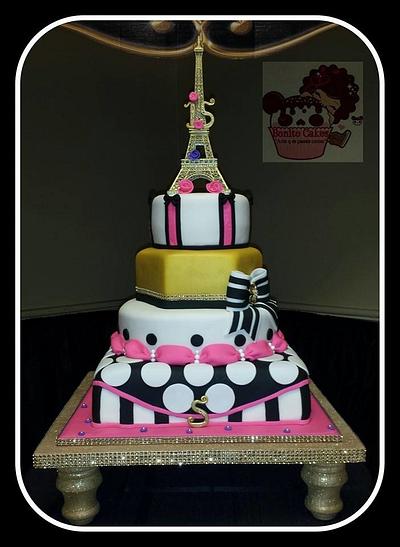 Paris Cake!! - Cake by Bonito Cakes "Arte q se puede comer"
