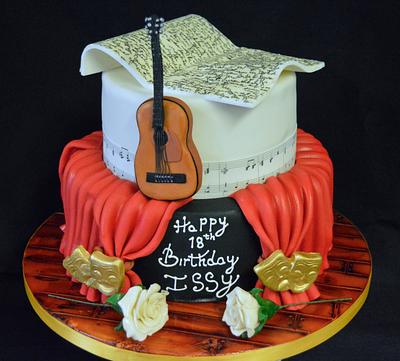 Drama Themed Cake - Cake by Daisy Brydon Creations