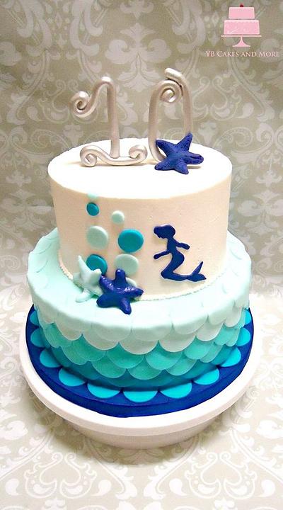 Mermaid Cake - Cake by YB Cakes and More