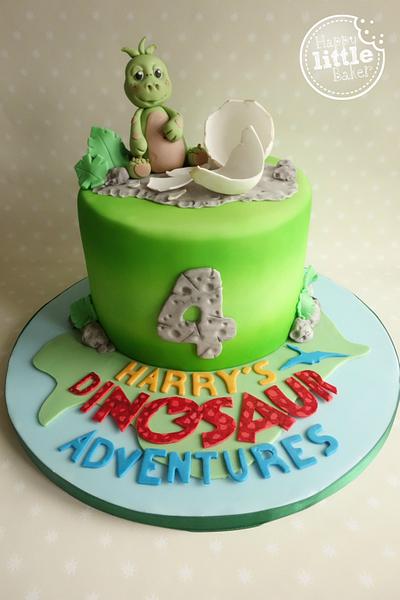 Dinosaur birthday cake - Cake by Happy Little Baker