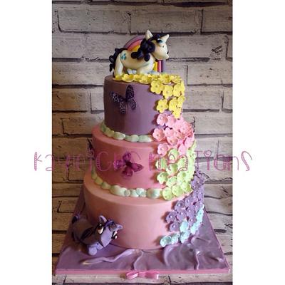 My Little Pony - Cake by Kayleigh's Kreations 