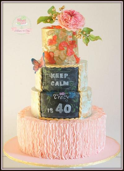 Fabulous 40th - Cake by Jo Finlayson (Jo Takes the Cake)