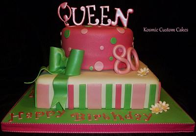 Queen for a Day!  - Cake by Kosmic Custom Cakes