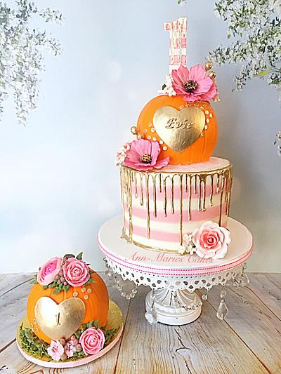 My Little Pumpkin 1st Birthday  - Cake by Ann-Marie Youngblood