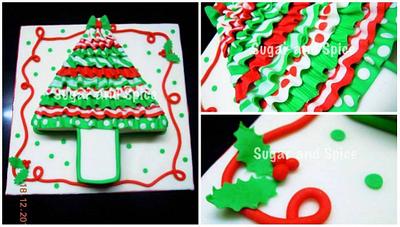 Christmas tree cake - Cake by Sugar and Spice