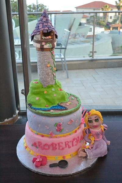 Rapunzel birthday cake - Cake by stefycake