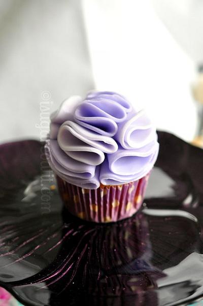 Ruffled Flower Cupcakes - Cake by I Sugar Coat It!